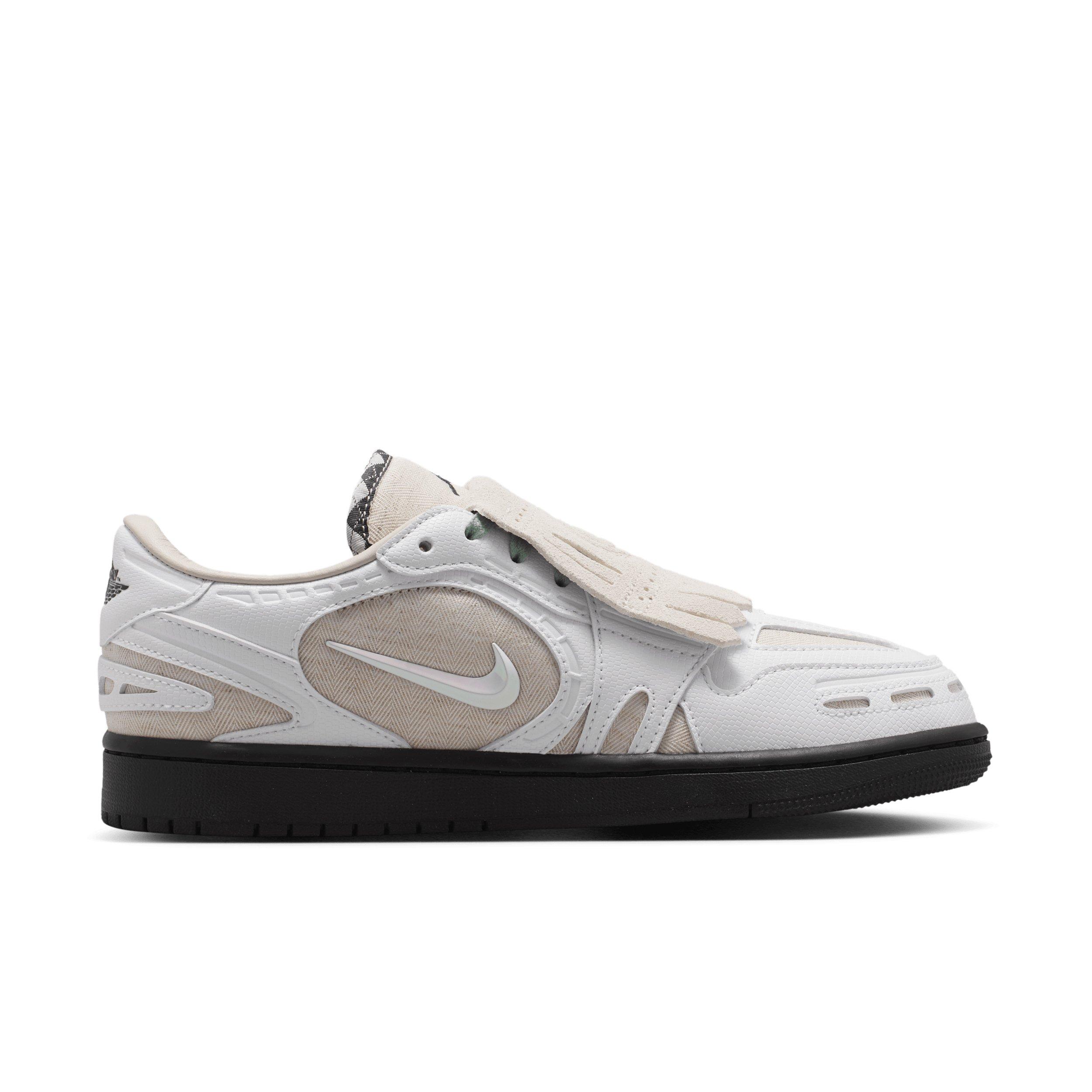 Jordan 1 Low Method of Make "Light Orewood Brown/Black/Steam/White" Women's Shoe - LT BROWN/BLACK/STEAM/WHITE